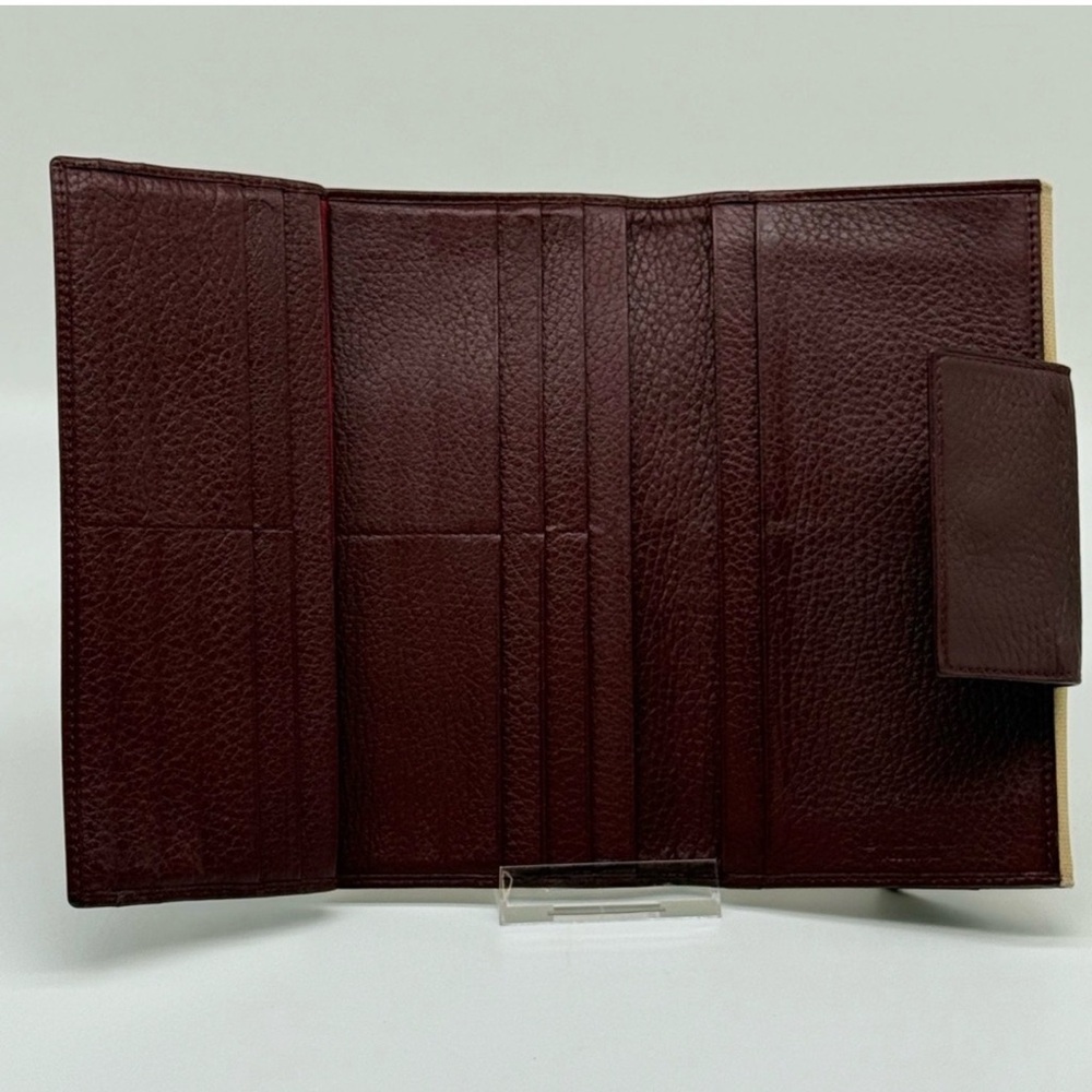 Bvlgari W Hook Continental Wallet Beige Brown - Picture 8 of 10